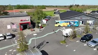 Dronevideo fra Bækmarksbro