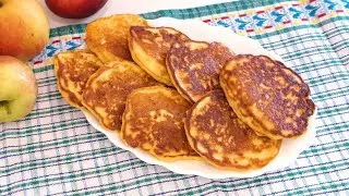 ЯБЛОЧНЫЕ ОЛАДЬИ ШАРЛОТКА БЕЗ САХАРА / APPLE PANCAKES CHARLOTTE WITHOUT SUGAR