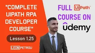 1.25: Running Files in Debug and Execution Mode | UiPath Udemy Course