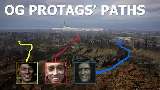 A Macroscopic Look at the Original Protagonists' Paths in S.T.A.L.K.E.R. 2