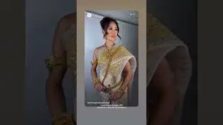 ខ្មែរ ស្បៃ Beautiful Cambodian girl khmer wedding dress #khmerican @Brianna Mai