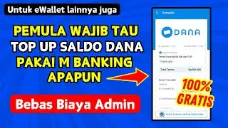UPDATE TERBARU‼️ Isi Saldo DANA Lewat Mobile Banking Tanpa Biaya Admin