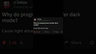 Why do programmers prefer dark mode #shorts