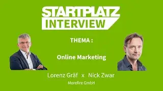 STARTPLATZ x Morefire GmbH: Nick Zwar im Interview!