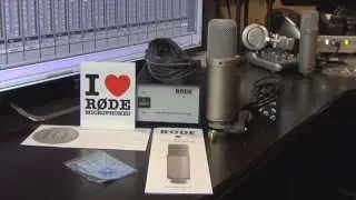 Rode NTK Microphone Unboxing