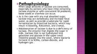 lactose intolerance