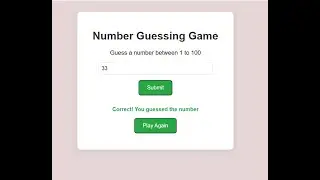 Build A Number Guessing Game From Scratch using HTML, CSS and Javascript