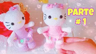 HELLO KITTY amigurumi a CROCHET | Detalles para Regalar |Tutorial paso a paso|PARTE#1🥰