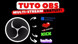 2023: Comment STREAMER sur PLUSIEURS plateformes GRATUITEMENT! (Sans Restream)