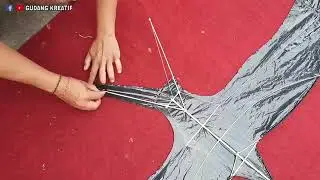 Bikin layangan seperti burung