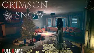 CRIMSON SNOW _ New Beautiful Full Horror Game || The girl in the dark house was very fierce || PC