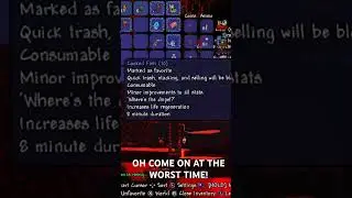 When blood moons get in the way | #terraria | Get fixed boi