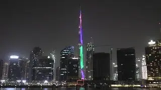 Dubai Canal! Walk along the Promenade! Heat 50, Humidity 100%! But We Hold On! )