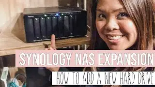 Add or EXPAND Hard Drive on Synology NAS (Network Attached Storage} DS1815+ for Home Use - Easy Way