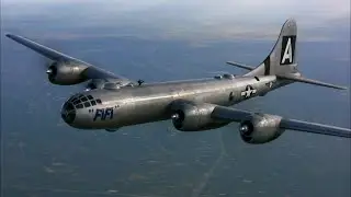 ОБЗОР НА САМАЛЁТ В-29!!!! Настоящая военная техника!!!
