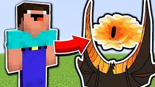 NOOB BUILT THE EYE OF SAURON IN MINECRAFT! NOOB VS SPEED BUILDERS AND TROLLING MINECRAFT