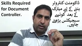 Skills Required for Document Control Work. 