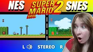 Super Mario Bros 2 NES vs SNES Comparison