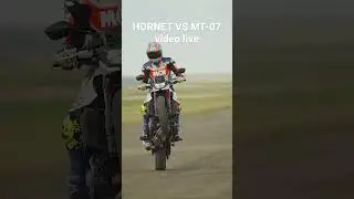 Full Hornet vs MT07 video live! Check it out. #honda #hornet #yamaha #mt-07