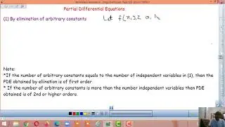 Partial Differential Equations (I)
