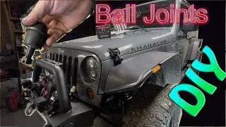 DIY HOW TO REPLACE BALL JOINTS : Jeep JKU Wrangler
