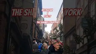 Instagram V Reality at the shambles york