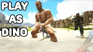 HE TAMES US AND BREAKS MY ARK | PLAY AS DINO | ARK SURVIVAL EVOLVED