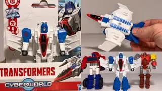 Transformers cyberworld Autobot mirage review. How to transform fun little cyber changers figure 
