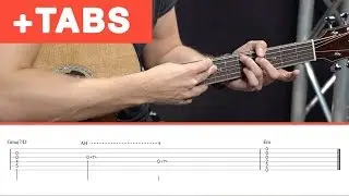 Fingerstyle Tutorial: Open Chords & Harp-Harmonics (+ TABs)