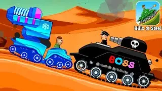 ТАНК БАЛЛИСТА против БОССА 15 УРОВЕНЬ В ИГРЕ ХИЛС ОФ СТИЛ прохождение Hills Of Steel walkthrough