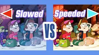 GRAVITY FALLS Theme Song played in different SPEEDS
