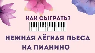 Невероятно красивая мелодия для начинающих! Как сыграть? РАЗБОР!