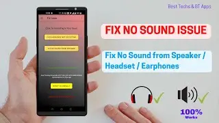 Earphone or Speaker No Sound Fix | Headphone or Headset not detecting 100% Solution for Android 2022