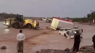 سيول الحديده تهامه اليمن شاهد اثار الدمار