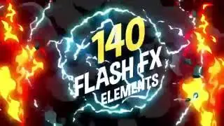 140 Flash FX Elements After Effects Project