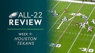 Fran Duffy Breaks Down the Philadelphia Eagles vs Houston Texans Win | All-22 Review