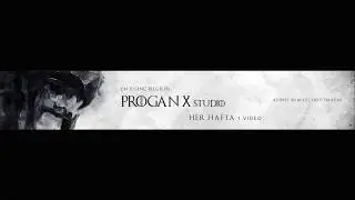 YOUTUBE BANNER TEMPLATE PSD FİLE FREE DOWNLOAD PHOTOSHOP - PROGAN X STUDİO