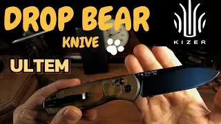 DROP BEAR (ULTEM) KIZER KNIVES UNA BELLEZA DE NAVAJA  PARA EDC URBANO