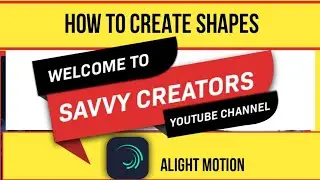 How to create shapes professionally on Alight motion || Vector drawing tutorial
