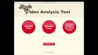 Exporting and Importing Source Files in Lloyd's Video Analysis Tool