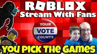 Roblox With Fans 🎲😈 You Pick The Games!
