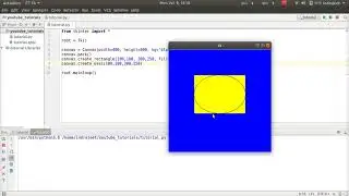 Python GUI Tutorial - 18 - Canvas - create oval | Tkinter