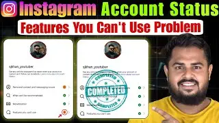 Instagram Features You Can't Use Problem 😢 | How To Fix Instagram Features You Can't Use Problem