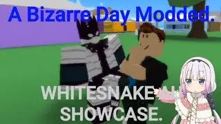 Roblox a Bizarre Day Modded WhiteSnake AU Showcase