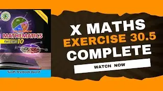 Exercise 30.5 Complete | Trigonometric Numericals Introduction to Trigonometry | Class X Sindh Board
