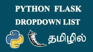 How to Create Dropdown List Using (Flask & Bootstrap)? | Tamil