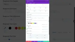 Response Settings (Design Tab) - Divi Testimonial Grid