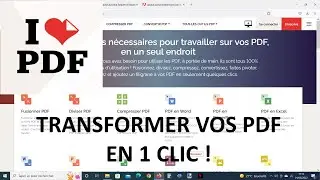 Modifier, transformer tout vos fichiers PDF en 1 clic !