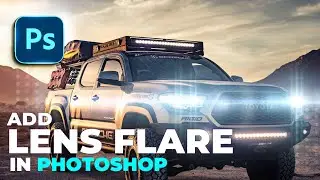 Lens Flare Effect in Photoshop | Photoshop Short Tutorials