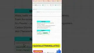 How to Instantly Translate in Google Sheets! 🌍✨
